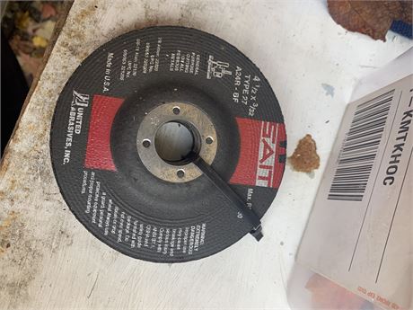 5 Piece Grinding Disk Lot