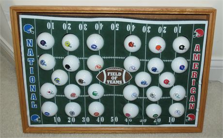 Field Of Teams NFL Golf Ballls