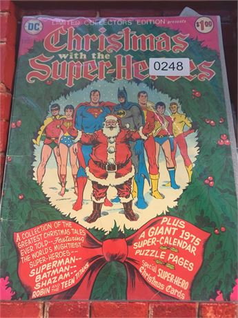 DC Comics "Christmas with Super Heroes" Comic Book From 1975