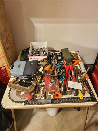 Large Tool Cleanout:Sockets/Ratchets/Clamps/Blades & Much More