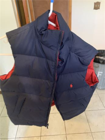 Polo Ralph Lauren Navy Blue Puffy Vest