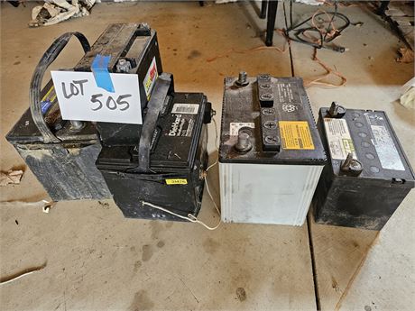 Used Battery Lot