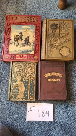 Antique Book Lot: Evelina 1903 / Young Folks History of Germany 1878