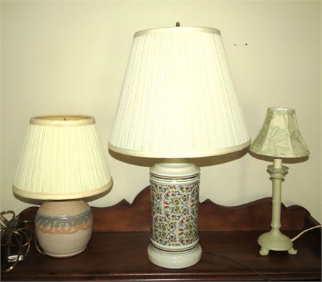 3 Small Lamps