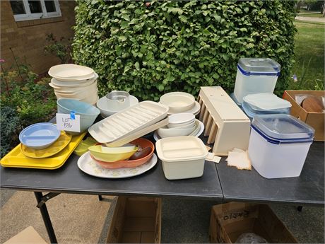 Mixed Kitchen Lot:Rubbermaid/Tupperware/Anchor Hocking & More
