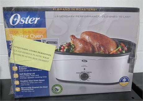 Oster 22 Qt 26Lb Turkey Roaster Oven