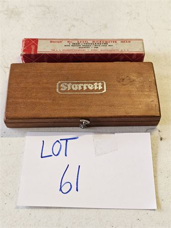 Starrett #263FL, Starrett End Measuring Rod Set
