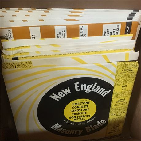 New England Masonry Blade Lot