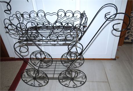 Baby Carriage Planter