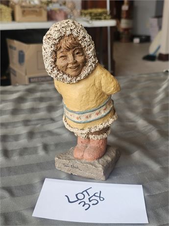 Tom Clark Creations 1983 "Klondike" Gnome Figurine – Artist Signed in Ink