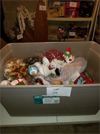 Large Lot Full of Christmas Decor-Ornaments, Lights & More