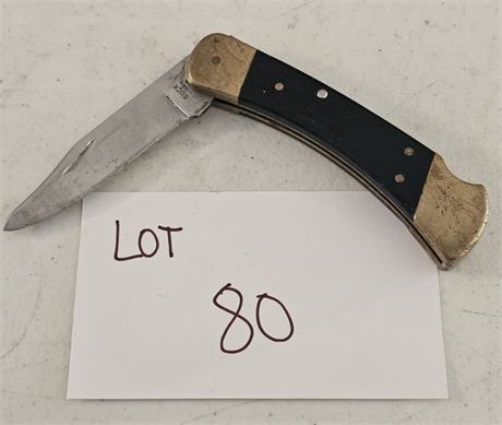 Buck "110" Single Blade Pocket Knife 3" Blade