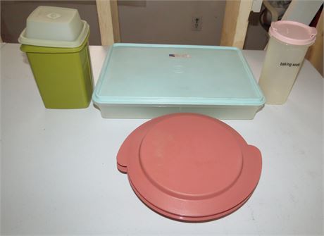 Various Tupperware