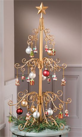 Tis Your Season 36" Tall Iron Wire Christmas Tree