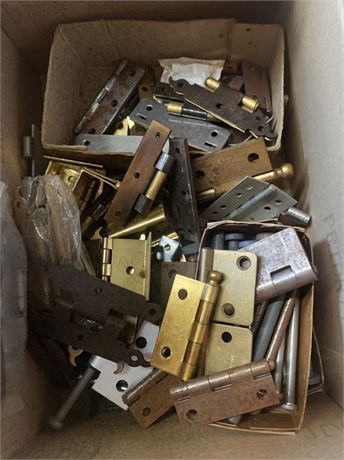 Metal Door Hinge Hardware Lot