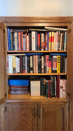 Large Book & Magazine Hall Closet Cleanout:History/Religion/Novels & More