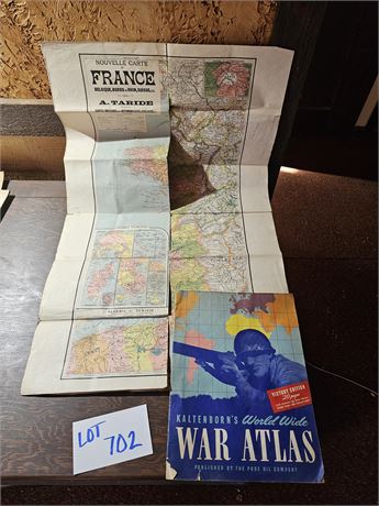 Vintage Maps - France / War Atlas