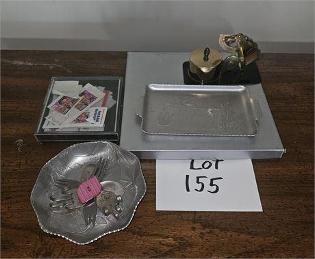 Brass Stamp Holder, Metal Art, Stamps & More