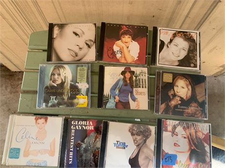 CD Lot Of 10 Mariah Carey Amy Grant Gloria Estefan Carly Simon Carrie Underwood