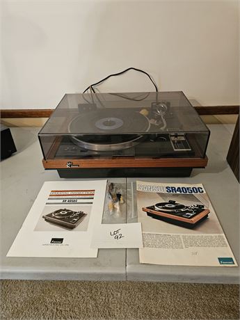 Sansui Turn Table Model:SR-4050C