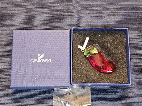 Swarovski Crystal Stocking Ornament - Pendant