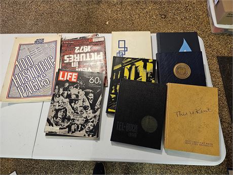 Vintage 50's U of Akron / Kent State Year Books / Life Mags & More