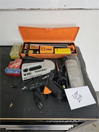 Gun Cleaning Kit / Black & Decker Power Shot / Heat Gun & More