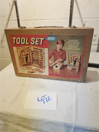 Vintage ATF Boy-Sized Tools in Wood Carry Case #M-38