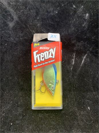 Berkley's Pro Frenzy Rattl'R Lime/Blue/Red Fishing Lure