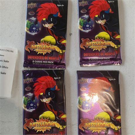 Neopets Battledome Defenders of Neopia Trading Card Booster Packs (Sealed)