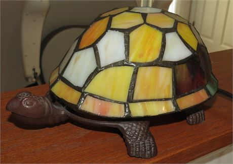 Turtle Stain Glass Lamp