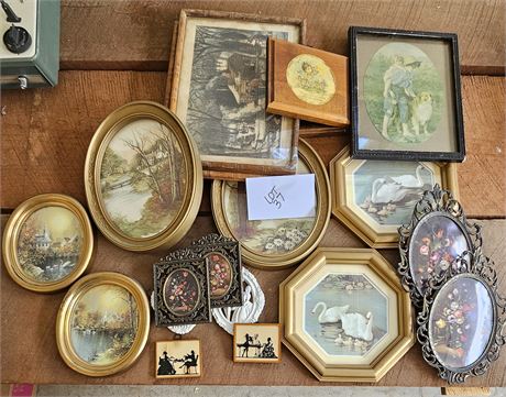 Mixed Art Lot: Home Interiors, Vintage & More