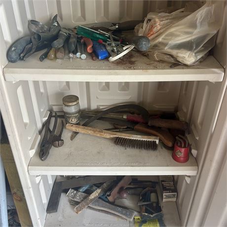 3 Storage Shelf Cleanout with Tools and More