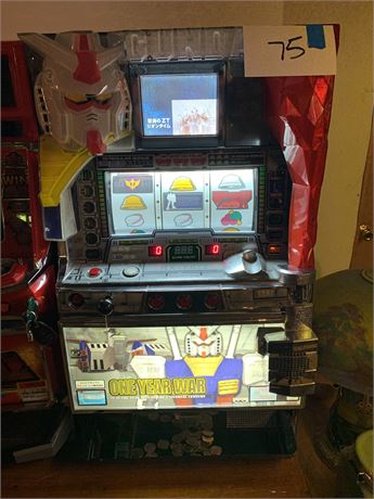 Slot Machine Gundam The One Year War Tested Works Includes Tokens & Key