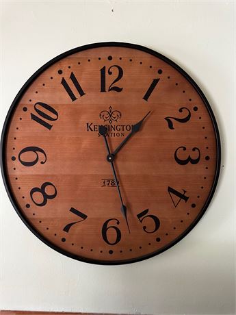 Kensington Station Large Wall Clock