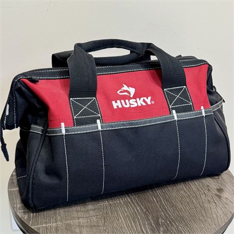 Like New Husky Tool Bag w/ Contents (Misc. Guitar Cleaning Items)