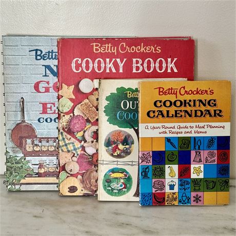 Vintage Betty Crocker Spiral Bound Cookbooks