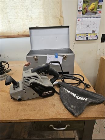 Porter-Cable Belt Sander with Dust Pick-up