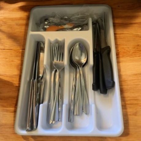 Silverware Lot - Knives, Forks, Spoons & More