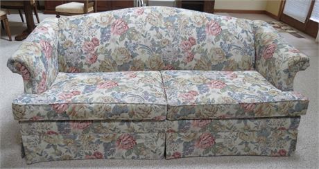 Norwalk Furniture Co. Floral Print Sofa