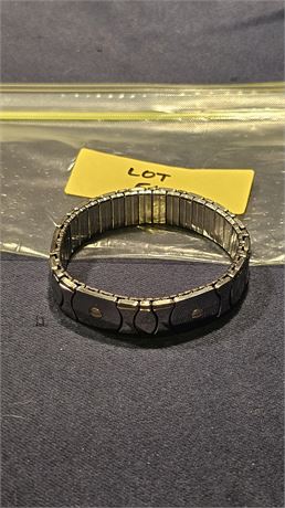 Sterling & 14k Expand Bracelet 0.88ozt