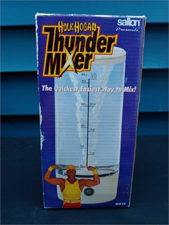 NOS Vintage Hulk Hogan "Thunder Mixer" Personal Blender