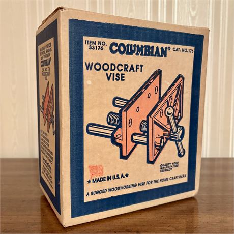 SEALED - Columbian No. 176 Woodcraft Vise