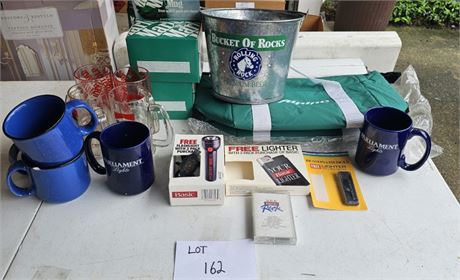 Mixed Phillip & Morris Lot- Mugs, Alpine Cooler, Marlboro Mugs & More