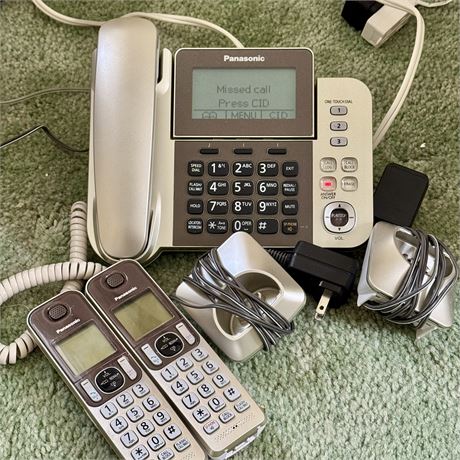 Panasonic Corded/Cordless Phone System, w/ Digital Answering Machine