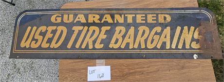 Vintage Metal Bargains Sign