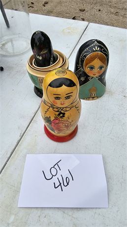 Hand Painted Russian Nesting Doll Sets