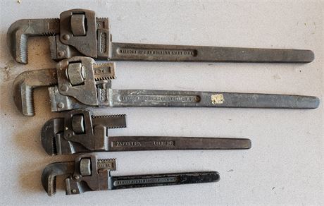 4 Trimont Pipe Wrenches