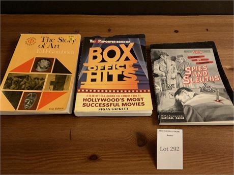 Vintage Paperback Book Lot - Movies, Art, Spies & Sleuths