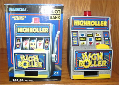 High Roller Slot Machine Bank